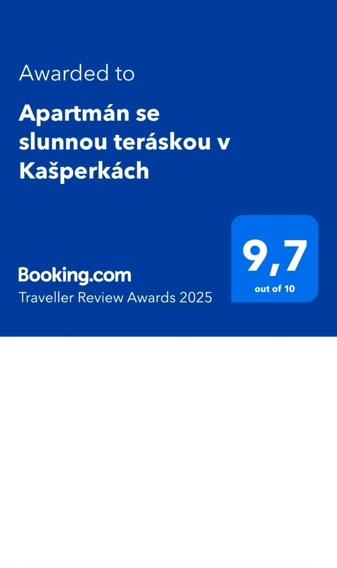 Apartman Se Slunnou Teraskou V Kasperkach Kasperske Hory Zewnętrze zdjęcie